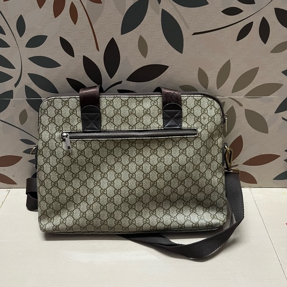 Laptop bag with coated canvas - Picture 3 of 6